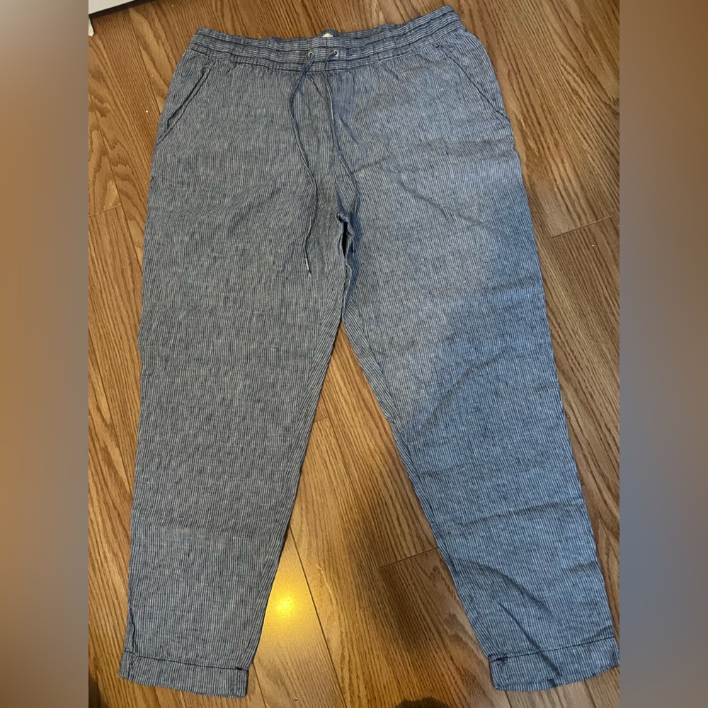 H&M Blue Striped Pants size 12